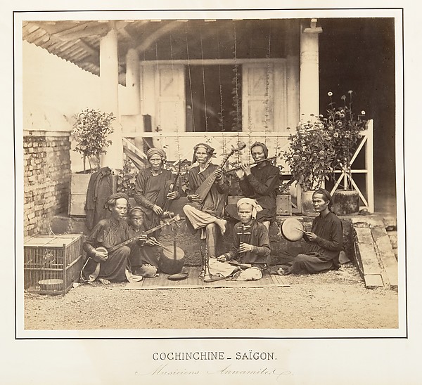 Musiciens Annamites, Saïgon, Cochinchine