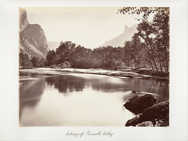 Looking Up Yosemite Valley