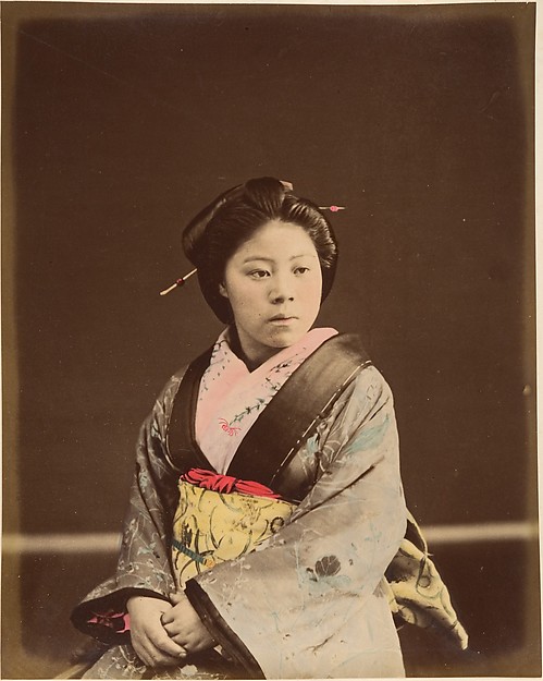 Shin, A Well-known Tea House Girl in Yokohama