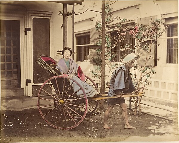 [Japanese Woman in Carriage]