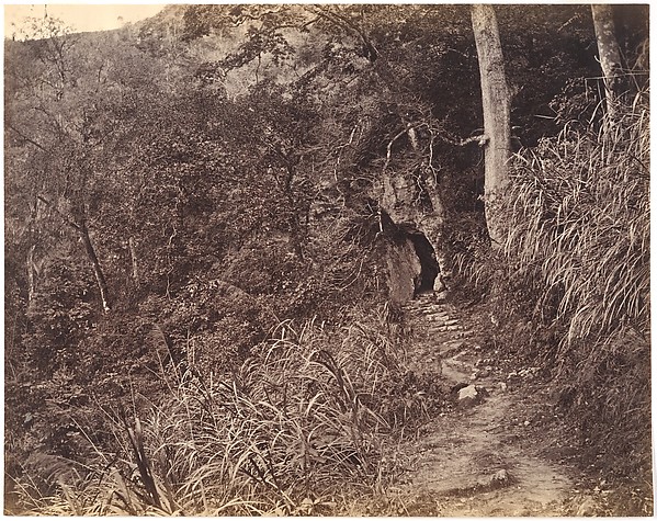 Left Road up to Yuen foo Monastery