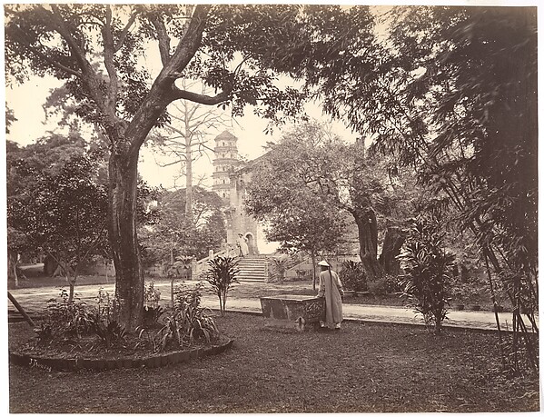 Garden at the English Consulate, Canton