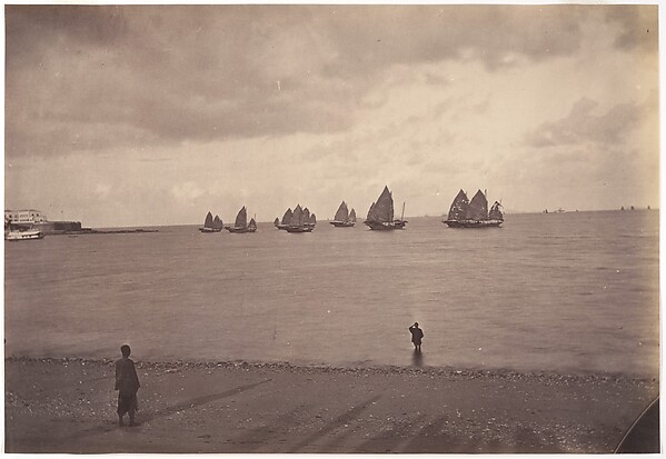Fishing Boats going out Macao