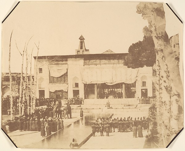 [Golestan, Le Salon et Fete de l'equinode, Teheran, Iran (le Pavillion du Trone)]