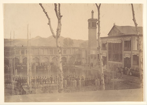 [Palace of the Shah, Paying respects to the Shah/Fete de Salam, Teheran, Iran [same as 12] ]