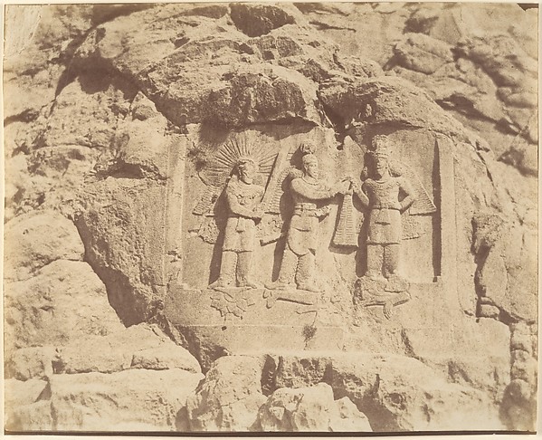 (7) [Tag-e Bustan, Crowning Ceremony of Shapour II, Kermanshah]