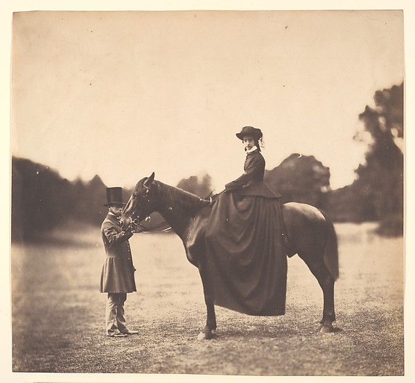 [Lady on Horseback]