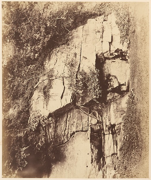 Fountains Abbey.  The Echo Rock