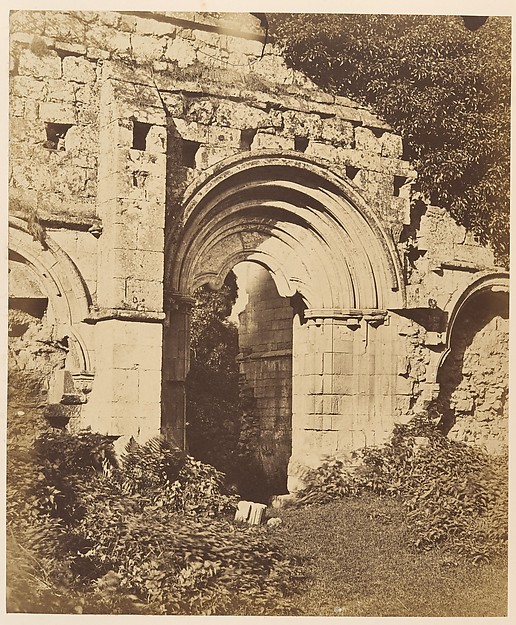 Rivaulx Abbey.  Doorway of the Refectory