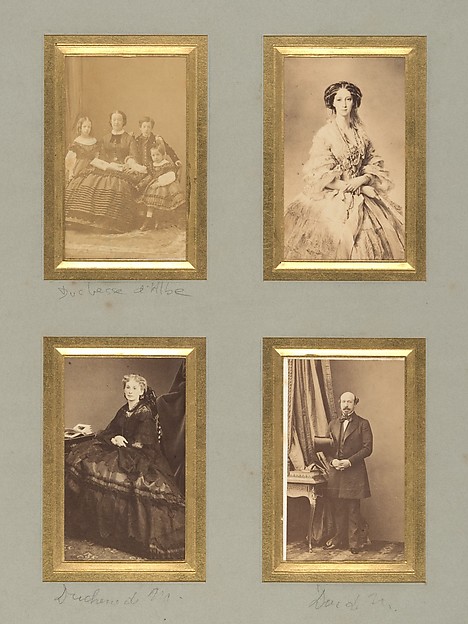 [Duchesse d'Albe, Unknown Sitter, Duchesse de Morny, and Duc de Morny]