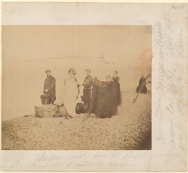 [La Comtesse with Group on a Rocky Beach]