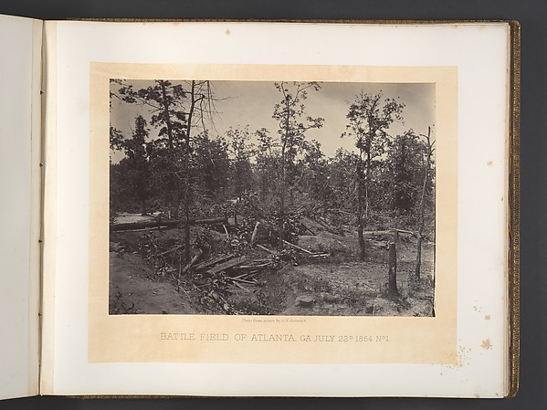 Battle Field of Atlanta, Georgia, July 22nd 1864 No. 1