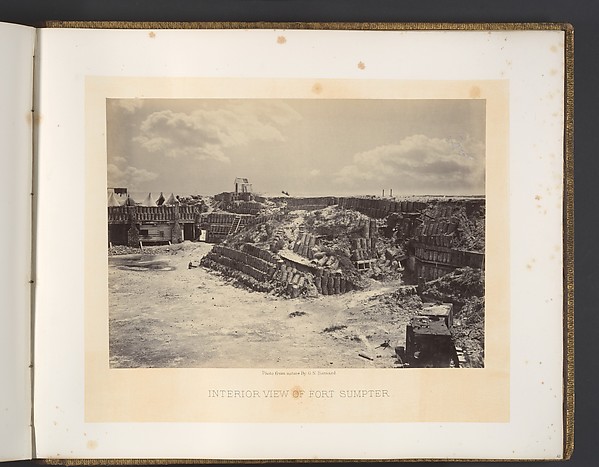 Interior View of Fort Sumpter