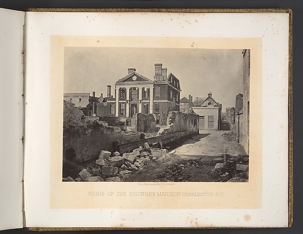Ruins of the Pinckney Mansion, Charleston, South Carolina