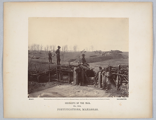Fortifications, Manassas