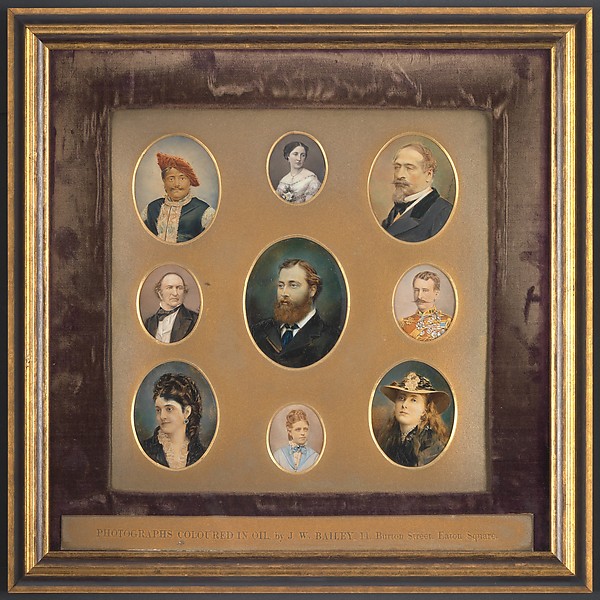 [Nine Portraits in Original Passe-Partout]