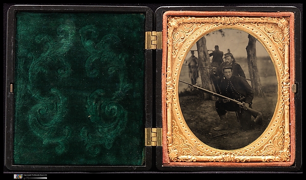 [Pennsylvania Zouave Soldiers in Field]