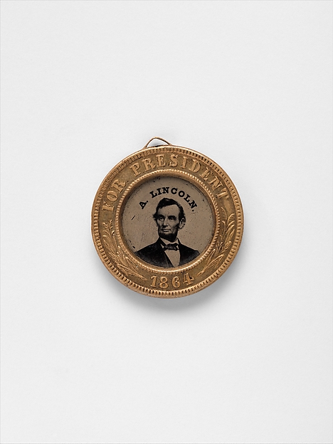 [Presidential Campaign Medal with Portraits of  Abraham Lincoln and Andrew Johnson]