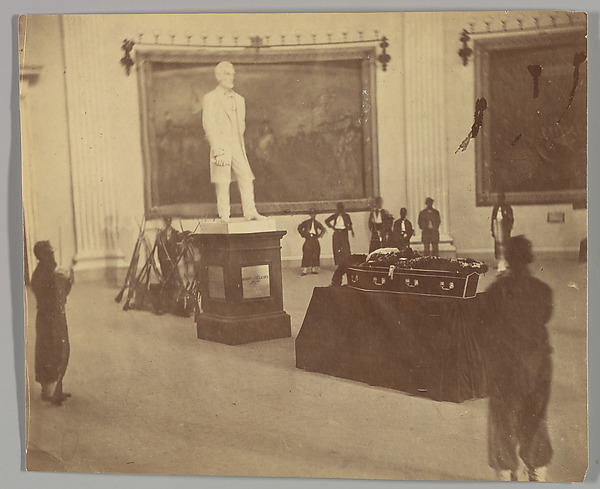 [Thaddeus Stevens Lying in State in the Rotunda of the Capitol at Washington]