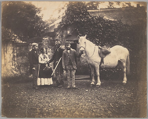 [Rural Group with Horse]