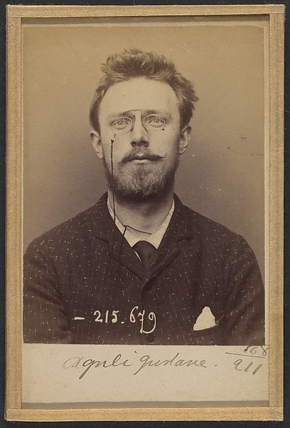 Aguéli Gustave. 24 ans, né à Sala (Suède) le 24-5-69. Artiste-peintre. Anarchiste. 14-3-94.