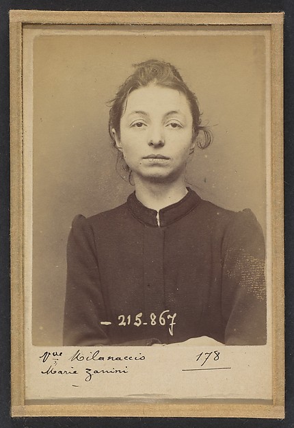 Zanini. Marie (veuve Milanaccio). 28 ans, née à Turin (Italie). Cuisinière. Vol. 18/3/94.