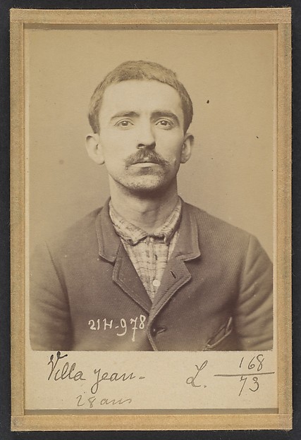 Villa. Jean. 29 ans, né à Farini d'Olma (Italie). Manoeuvre. Anarchiste. 2/3/94.