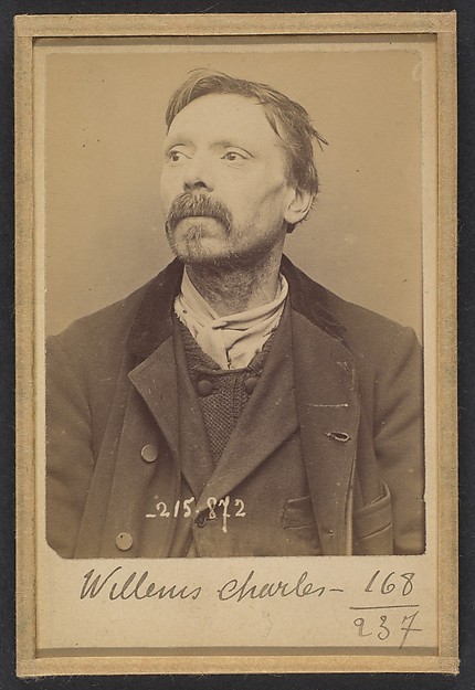 Willems. Charles, Louis. 52 ans, né à Houndchocte (Nord). Tailleur d'habits. Anarchiste. 18/3/94.
