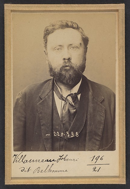 Villanneau. Henri, Fernand. 35 ans, né le 11/3/59 à Poitiers. Clerc de notaire. Anarchiste. 2/7/94. 