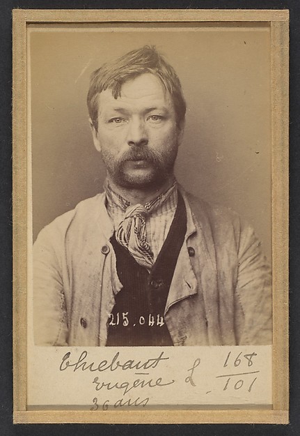 Thiebaut. Eugène. 35 (ou 36) ans, né à Château-Salin (Menthe & Moselle). Couvreur. Anarchiste. 3/3/94