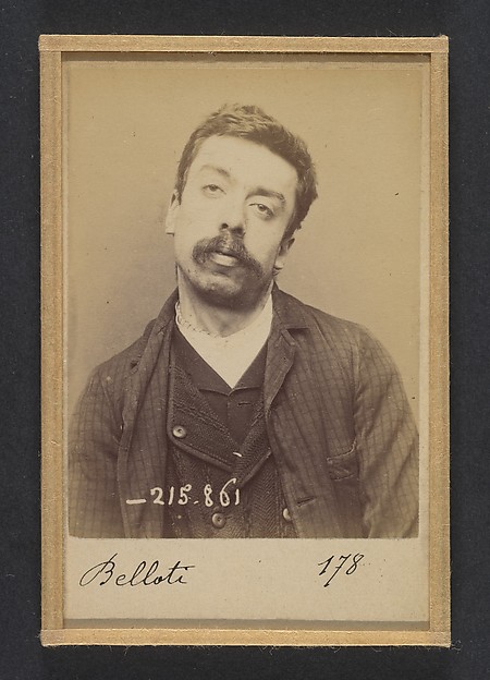 Belloti. Louis. 28 ans, né à Turin. Camelot. Anarchiste. 18/3/94.