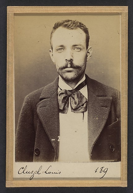 Cluzel. Louis. 30 ans, né le 31/8/63 à Bourg-Argental (Loire). Tailleur d'habits. Anarchiste. 2/7/94. 