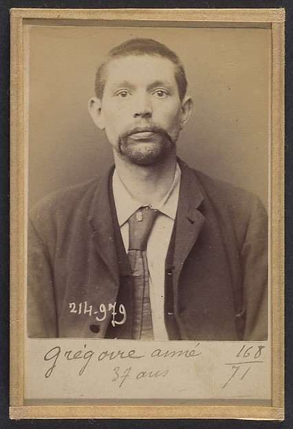 Grégoire. Aimé, Paul. 36 ans, né à Bruxelles (Belgique). Accordeur de piano. Anarchiste. 2/3/94. 
