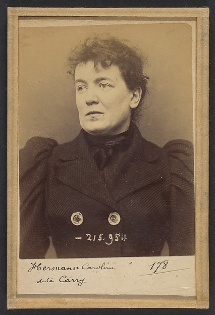Herman. Caroline. 33 ans, née à Paris Vllle. Couturière. Disposition du Préfet (Anarchie). 21/3/94. 