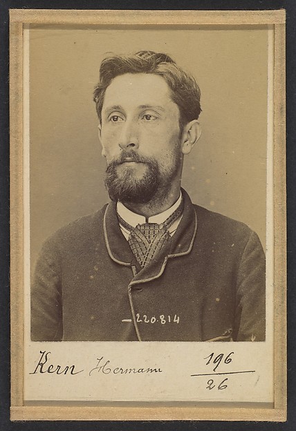 Kern. Jacob, Hermann. 33 ans, né le 26/8/60 à Berlinger (Suisse). Comptable. Anarchiste. 10/7/94. 