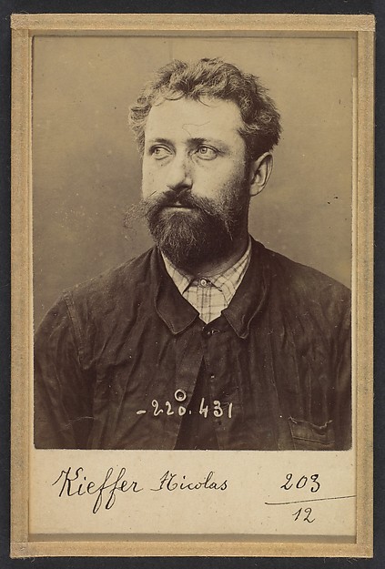 Kieffer. Nicolas. 35 ans, né le 8/4/59 à Haltuiller (Meurthe). Menuisier. Anarchiste. 2/7/94.