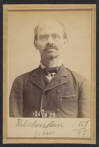 Kilchenstein. Dominique. 48 ans, né à Luneville (Meurthe & Moselle). Marchand au panier. Anarchiste. 23/4/92