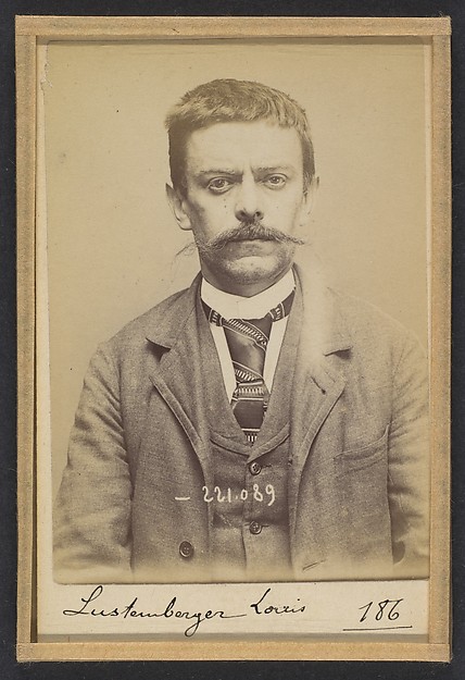 Lustenberger. Louis, Joseph. 38 ans, le 16/3/56 à Paris XXe. Ciseleur. Anarchiste. 17/7/94. 