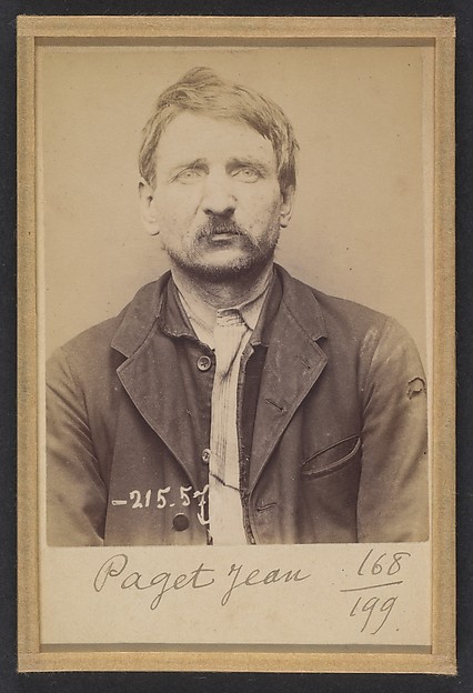 Paget. Jean, Louis. 41 ans, né le 15/7/52 à Thonon (Haute-Savoie). Cordonnier. Anarchiste. 12/3/94. by Alphonse Bertillon, The Metropolitan Museum of Art