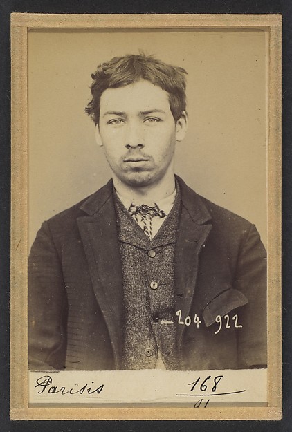 Parisis. Charles. 20 ans, né à Aubervilliers (Seine). Tailleur d'habits. Outrages anarchistes. 10/7/93. 