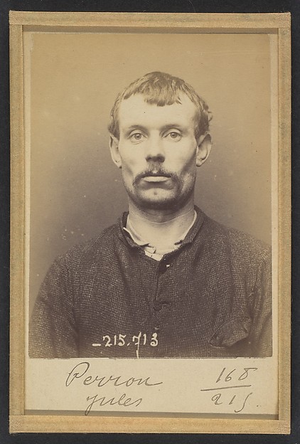 Perron. Jules. 31 ans, né le 9/8/62 à Saint-Denis (Seine). Journalier. Anarchiste. 75/3/94.