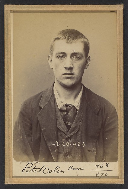 Peticolin. Henri. 23 ans, né le 8/6/71 à Goersdorf (Bas-Rhin). Vernisseur. Anarchiste. 2/7/94. 