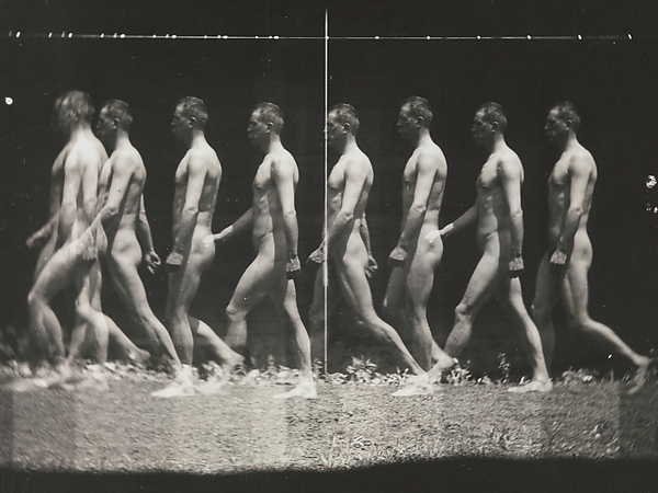 [Man Walking, "Stroboscopic" Photograph]