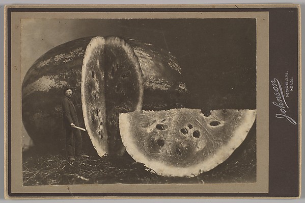 [Man Cutting Watermelon]