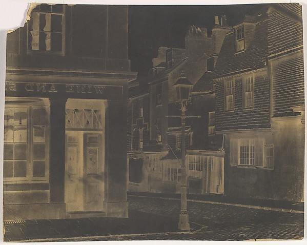 [Street with Lamp Post and Wine Shop] by Unknown, The Metropolitan Museum of Art