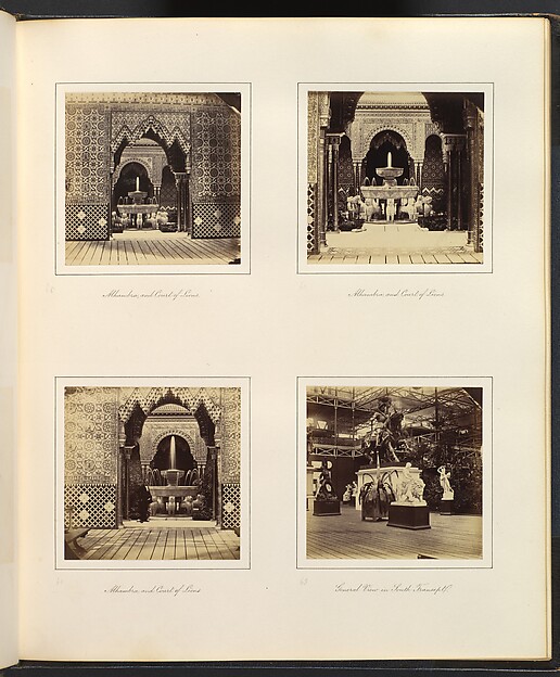 [Alhambra and Court of Lions; View in South Transept]