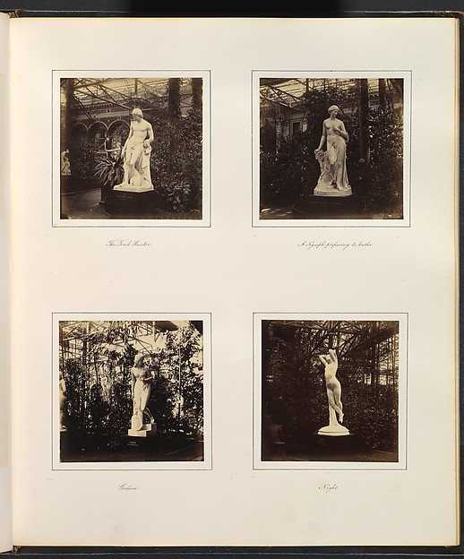 [Sculptures of the Tired Hunter, a Nymph Preparing to Bathe, Godiva, and an Allegorical Figure of Night]
