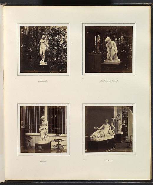 [Sculptures of Andromeda, the Toilet of Atalanta, Corinna, and a Naiad]