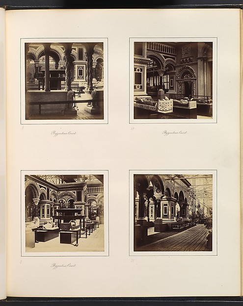 [Views of Byzantine Court with Royal Effigies]