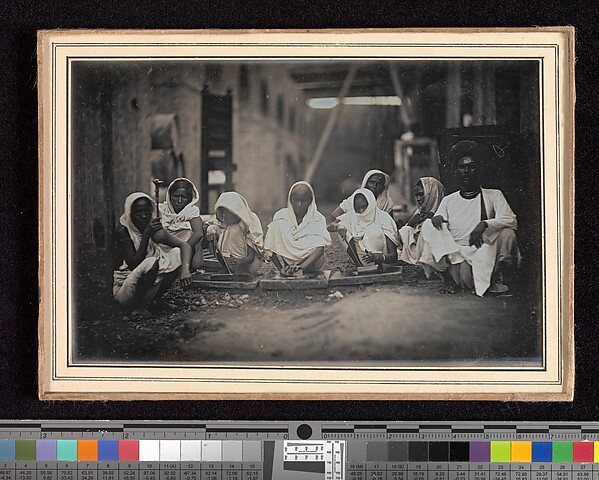 [Women Grinding Paint, Calcutta]